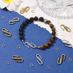 Tibetan Style Alloy S-Hook Clasps&nbsp;FIND-FS0005-28