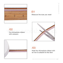 Polyester Yarn Ribbon&nbsp;FW-TAC0001-03B