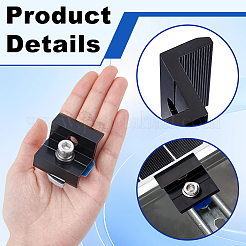 20Pcs Aluminium Alloy DIN Rail Mounting Bracket&nbsp;TOOL-DL0001-04