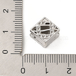 Alloy European Bead Rhinestone Settings&nbsp;FIND-E041-20P