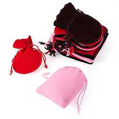 24Pcs 8 Styles Gourd & Rectangle Velvet Drawstring Packing Bags&nbsp;TP-TA0001-07A