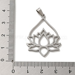 Non-Tarnish 304 Stainless Steel Pendants&nbsp;STAS-O005-07P