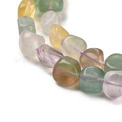 Natural Colorful Fluorite Beads Strands&nbsp;G-P497-01E-10
