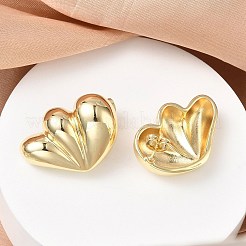 Brass Stud Earrings for Women&nbsp;KK-CBAD851-38G
