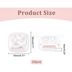 ABS Plastic Beads&nbsp;FIND-BC0002-98