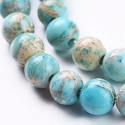 Natural Imperial Jasper Beads Strands&nbsp;G-G814-07-8mm-03