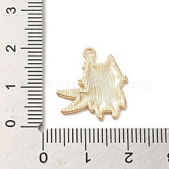 Alloy Enamel Pendants&nbsp;ENAM-E064-08KCG