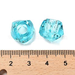 Transparent Resin European Beads&nbsp;RESI-B020-01E