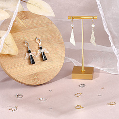 24 Pairs 4 Style Brass Leverback Earring Findings&nbsp;DIY-CN0002-60
