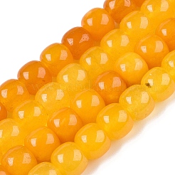 Dyed Natural White Jade Beads Strands&nbsp;G-T138-S19