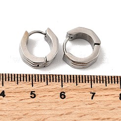 304 Stainless Steel Hoop Earrings&nbsp;EJEW-L302-01P