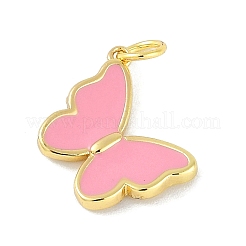 Brass Enamel Pendants&nbsp;KK-B114-16G-04