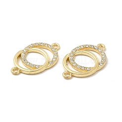Alloy Connector Charms with Crystal Rhinestone&nbsp;FIND-H039-63LG