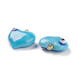Handmade Evil Eye Lampwork Pendants&nbsp;LAMP-M015-03D
