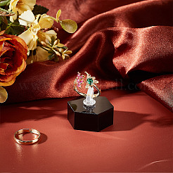 Acrylic Finger Ring Display Holders&nbsp;RDIS-WH0020-02A-02