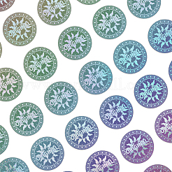 PET Waterproof Self Adhesive Laser Sticker&nbsp;STIC-WH0028-005