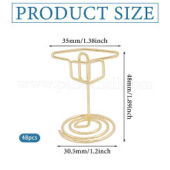 48Pcs Brass Business Card Holders&nbsp;OFST-WH0004-032G