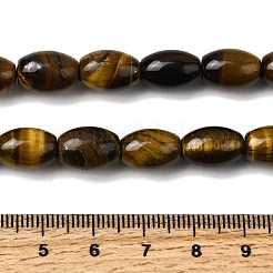 Natural Tiger Eye Beads Strands&nbsp;X-G-A275-A01-8x12mm