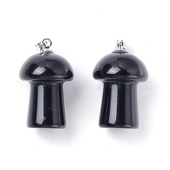 Natural Obsidian Pendants&nbsp;G-M380-B07-P