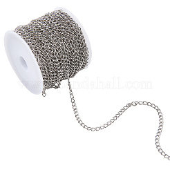 Tarnish Resistant 304 Stainless Steel Twisted Chains&nbsp;CHS-BM0001-02P
