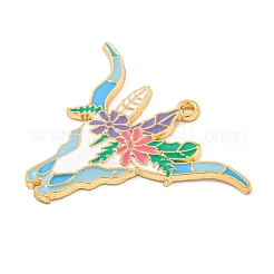 Alloy Enamel Pendants&nbsp;FIND-Z049-02B-02G