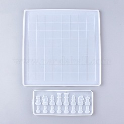 DIY Chess Board & Pieces Silicone Molds&nbsp;DIY-F052-01
