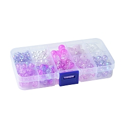 DIY Round Acrylic Beads Jewelry Making Findings Kits&nbsp;DIY-FS0007-04