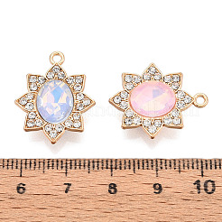 Alloy Glass Pendants&nbsp;X-PALLOY-N176-64KCG