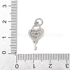 Brass Micro Pave Cubic Zirconia Charms&nbsp;KK-G544-13P