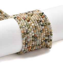 Natural Green Rutilated Quartz Beads Strands&nbsp;G-RM241221-B22