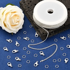 DIY Chains Bracelet Necklace Making Kit&nbsp;DIY-YW0005-82S