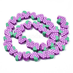 Autumn Theme Handmade Polymer Clay Bead Strands&nbsp;CLAY-R069-01D-03