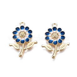 Alloy Enamel Pendants&nbsp;ENAM-F143-01B-G