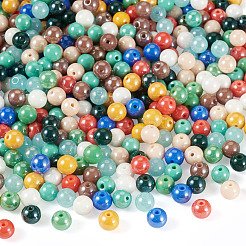 325G Electroplate Round Glass Beads Strands&nbsp;EGLA-TA0030-10