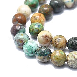 Natural Chrysocolla and Lapis Lazuli Beads Strands&nbsp;G-F715-105B
