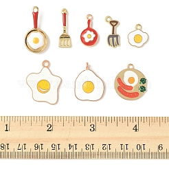 24Pcs 8 Styles Alloy Enamel Charms&nbsp;ENAM-FS0002-78