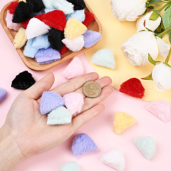 48Pcs 8 Colors Plush Cloth Cat Ears&nbsp;FIND-SC0020-30