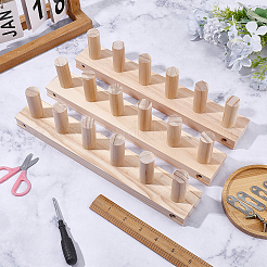 3Pcs Wood Thick Blanket Loom for Yarn&nbsp;DIY-WH0780-06