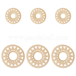 Sunflower Wood Crystal Ball Holders&nbsp;WOOD-CP0001-18A