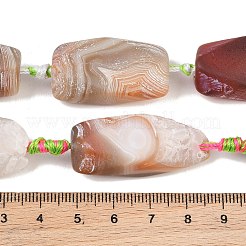 Natural Weathered Agate Beads Strands&nbsp;GG-CBA8E33-B01-01
