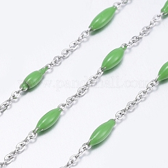 Handmade Enamel Beaded Chains&nbsp;CHS-I007-06P-08