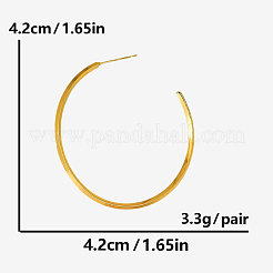 304 Stainless Steel Fashion Circle Stud Earrings&nbsp;JZ8742-2