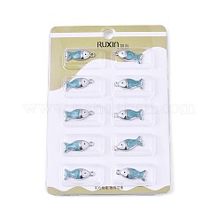 Brass with Enamel Pendants&nbsp;KK-T073-38P