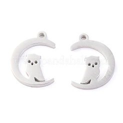 Non-Tarnish 304 Stainless Steel Charms&nbsp;STAS-O142-40P