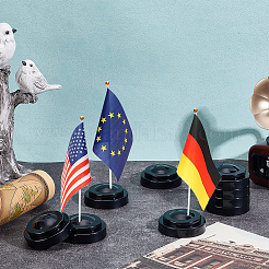 Plastic Mini Flag Stands&nbsp;FIND-WH0139-921B