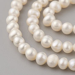 Natural Cultured Freshwater Pearl Beads Strands&nbsp;PEAR-G007-33