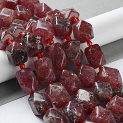 Natural Strawberry Quartz Beads Strands&nbsp;G-C182-14-02
