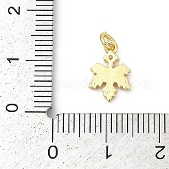 Brass Micro Pave Cubic Zirconia with Enamel Charms&nbsp;KK-G526-08G