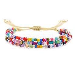 Adjustable Resin Beaded Multi-strand Bracelets for Women&nbsp;FS8749