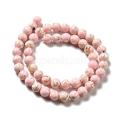 Synthetic Turquoise and Sea Shell Assembled Beads Strands&nbsp;X-G-D482-01C-06